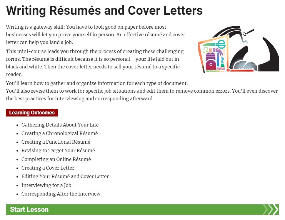 Writing Résumés and Cover Letters - Facilitator License