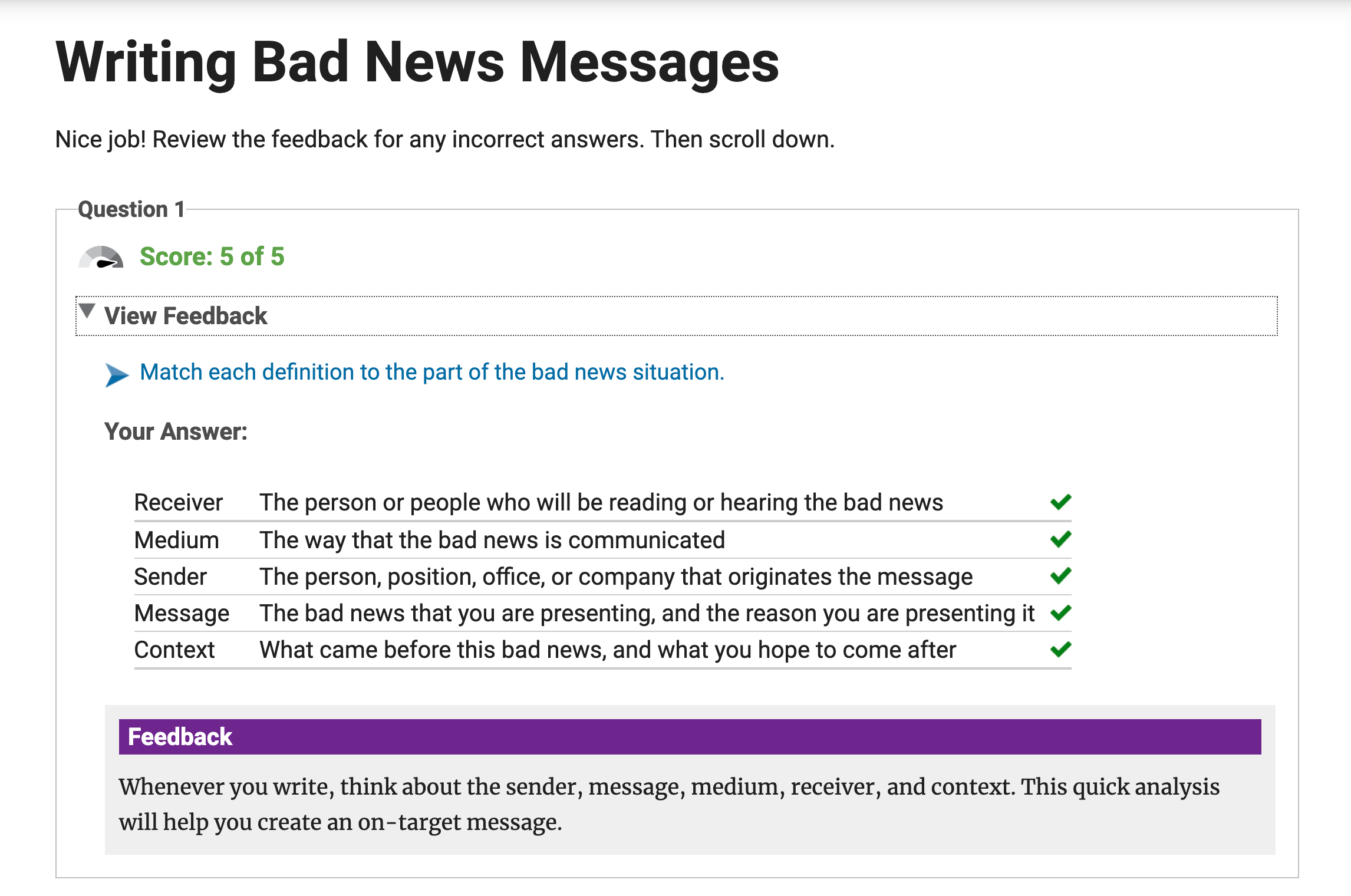 Writing Bad News Messages - Single License