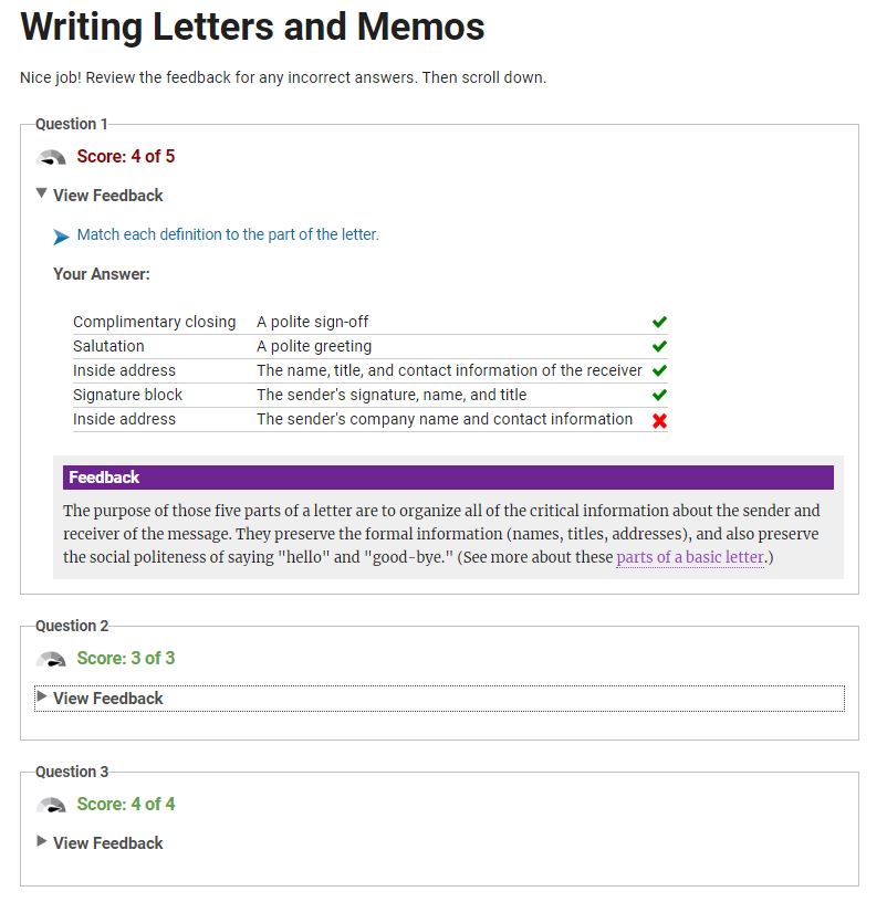 Writing Letters and Memos - Single License